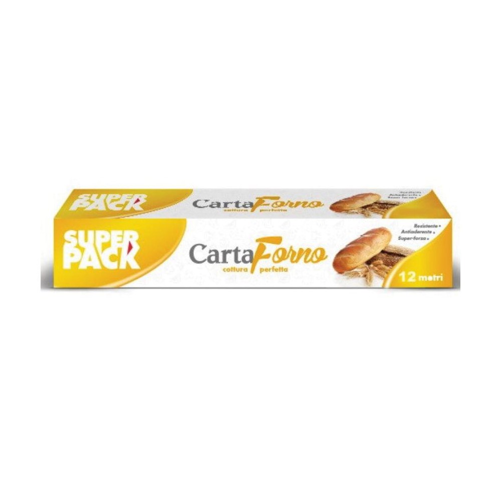 Superpack carta da forno rotolo 12 metri
