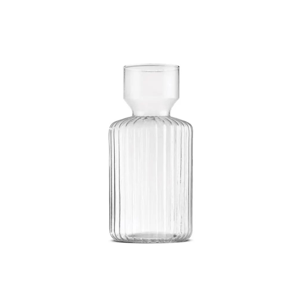 Vaso decorativo di vetro Nasha H30 - Diametro 14 cm -  FR219/30
