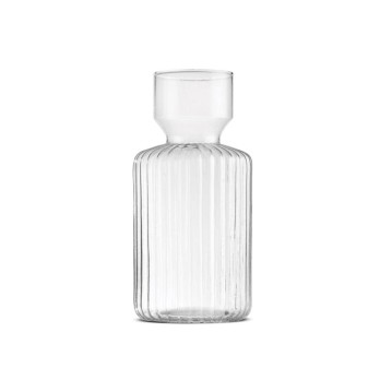 Vaso decorativo di vetro Nasha H30 - Diametro 14 cm -  FR219/30