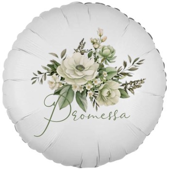 Palloncino foil Promessa stampa Anemone