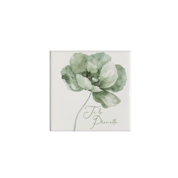 Mattonella magnete in ceramica Promessa Personalizzabile grafica a scelta  5x5cm