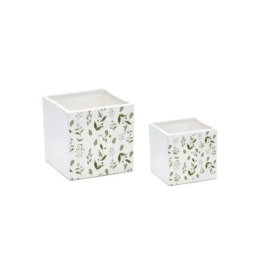 Vaso Promessa Foglie Verdi Green Leaves personalizzabile