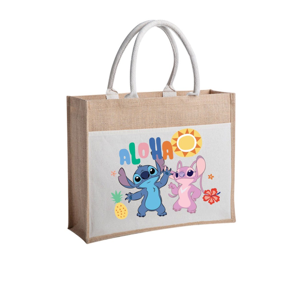 Borsa Shopping o Mare Stitch personalizzabile