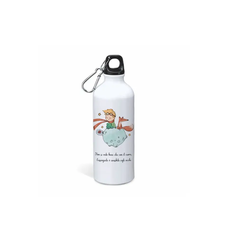 Borraccia in Alluminio Piccolo Principe New Personalizzabile  - 1pz