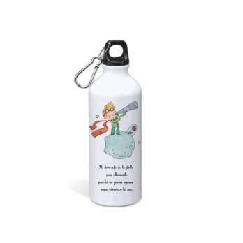 Borraccia in Alluminio Piccolo Principe New Personalizzabile  - 1pz