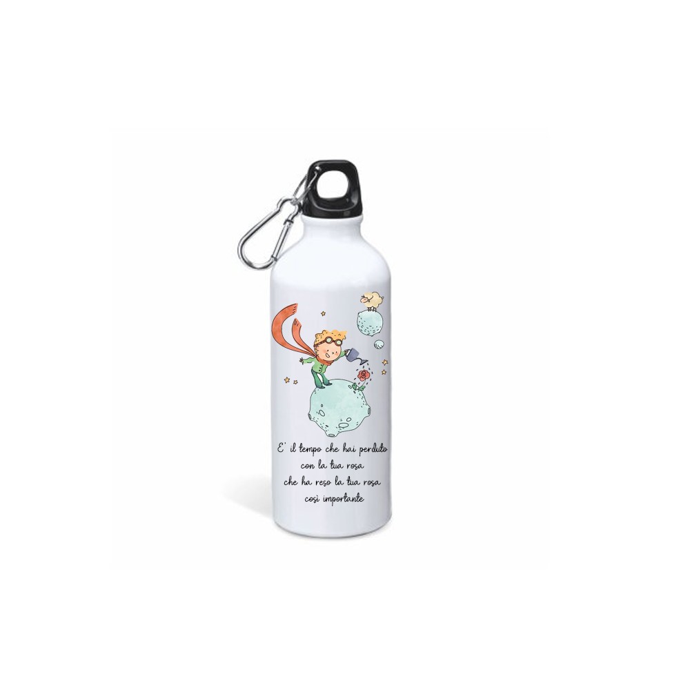 Borraccia in Alluminio Piccolo Principe New Personalizzabile  - 1pz