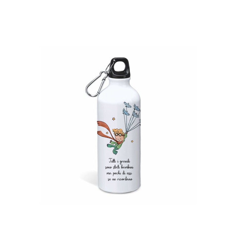 Borraccia in Alluminio Piccolo Principe New Personalizzabile  - 1pz