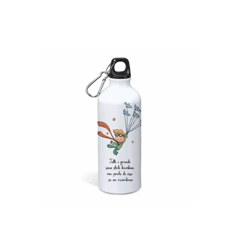 Borraccia in Alluminio Piccolo Principe New Personalizzabile  - 1pz