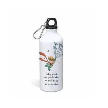 Borraccia in Alluminio Piccolo Principe New Personalizzabile  - 1pz