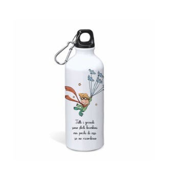Borraccia in Alluminio Piccolo Principe New Personalizzabile  - 1pz
