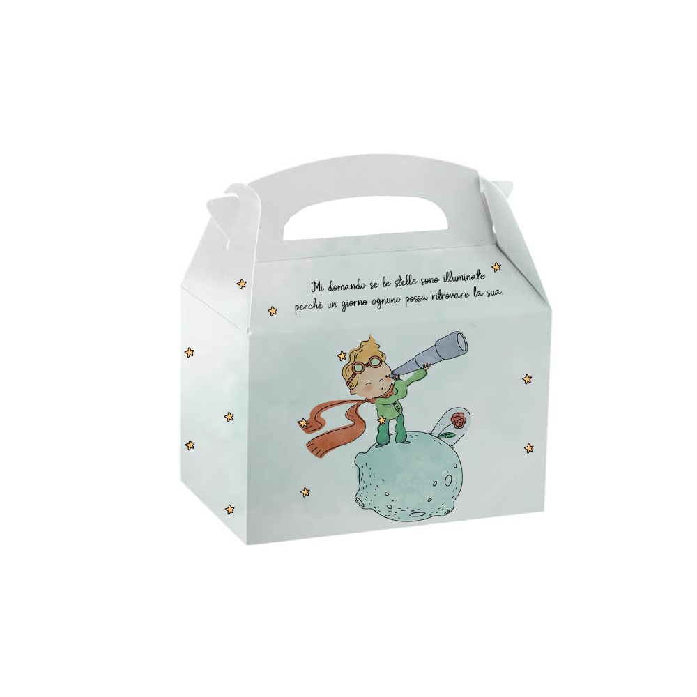 Box Piccolo Principe New contenitore caramelle e pop corn - 1 pz