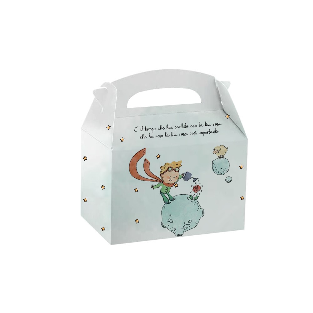 Box Piccolo Principe New contenitore caramelle e pop corn - 1 pz