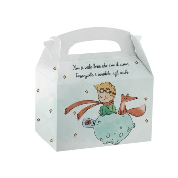 12 Box Piccolo Principe New contenitore caramelle e pop corn