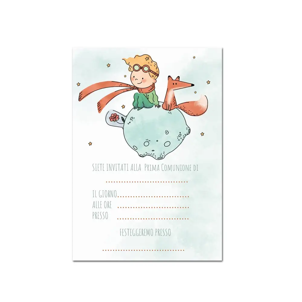 Inviti Piccolo Principe New - 30pz