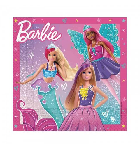 Kit Party Tavola Barbie Fantasy per 24 persone