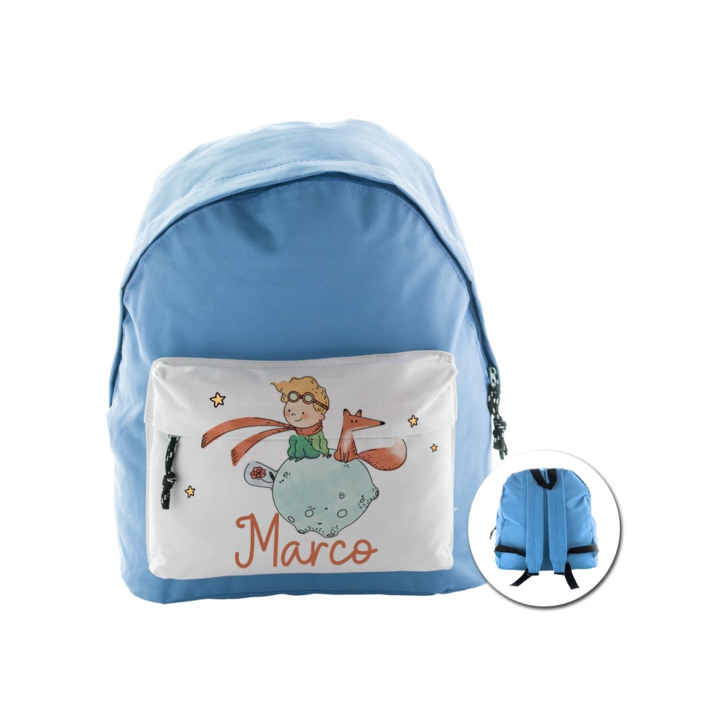 zainetto multiuso personalizzabile a tema piccolo principe new