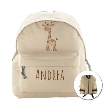zainetto multiuso personalizzabile a tema Giraffa