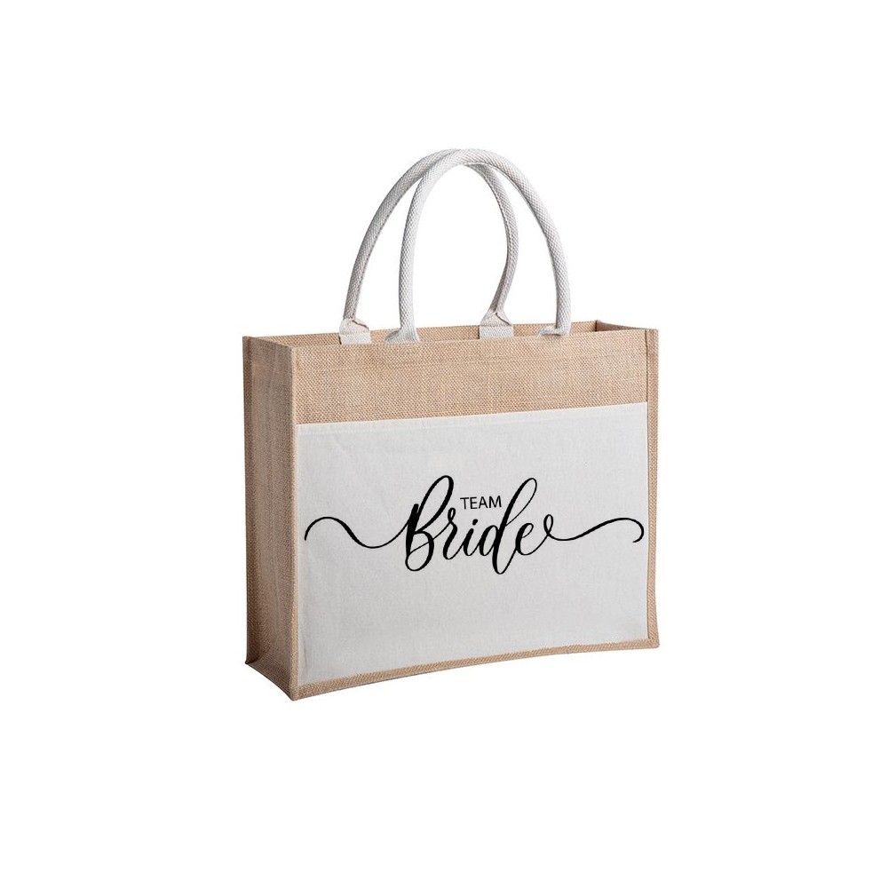 Borsa Shopping o Mare  Team Bride personalizzabile