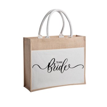 Borsa Shopping o Mare  Team Bride personalizzabile