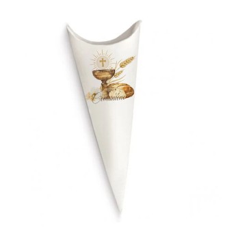 Cono Portaconfetti Comunione Calice - 50 pz