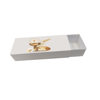 Scatolina portaconfetti Fiammifero Comunione Calice - 20 PZ