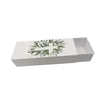 Scatolina portaconfetti Fiammifero Comunione Ulivo - 1 PZ