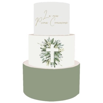 Torta Scenografica prima Comunione Ulivo