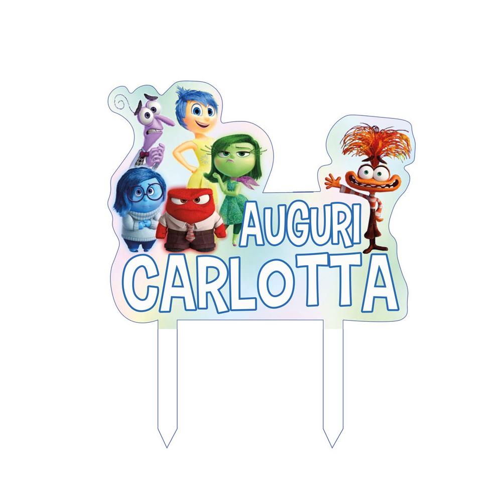 Cake Topper Inside Out 2  Plexiglass