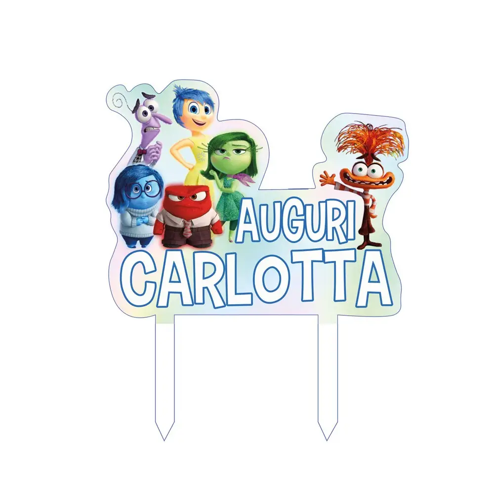 Cake Topper Inside Out 2  Plexiglass