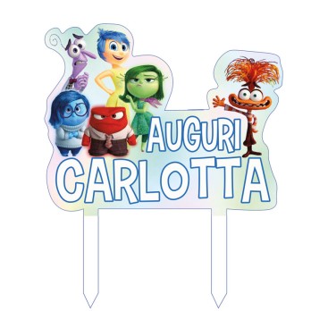 Cake Topper Inside Out 2  Plexiglass