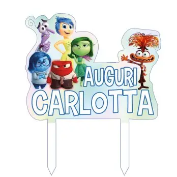 Cake Topper Inside Out 2  Plexiglass