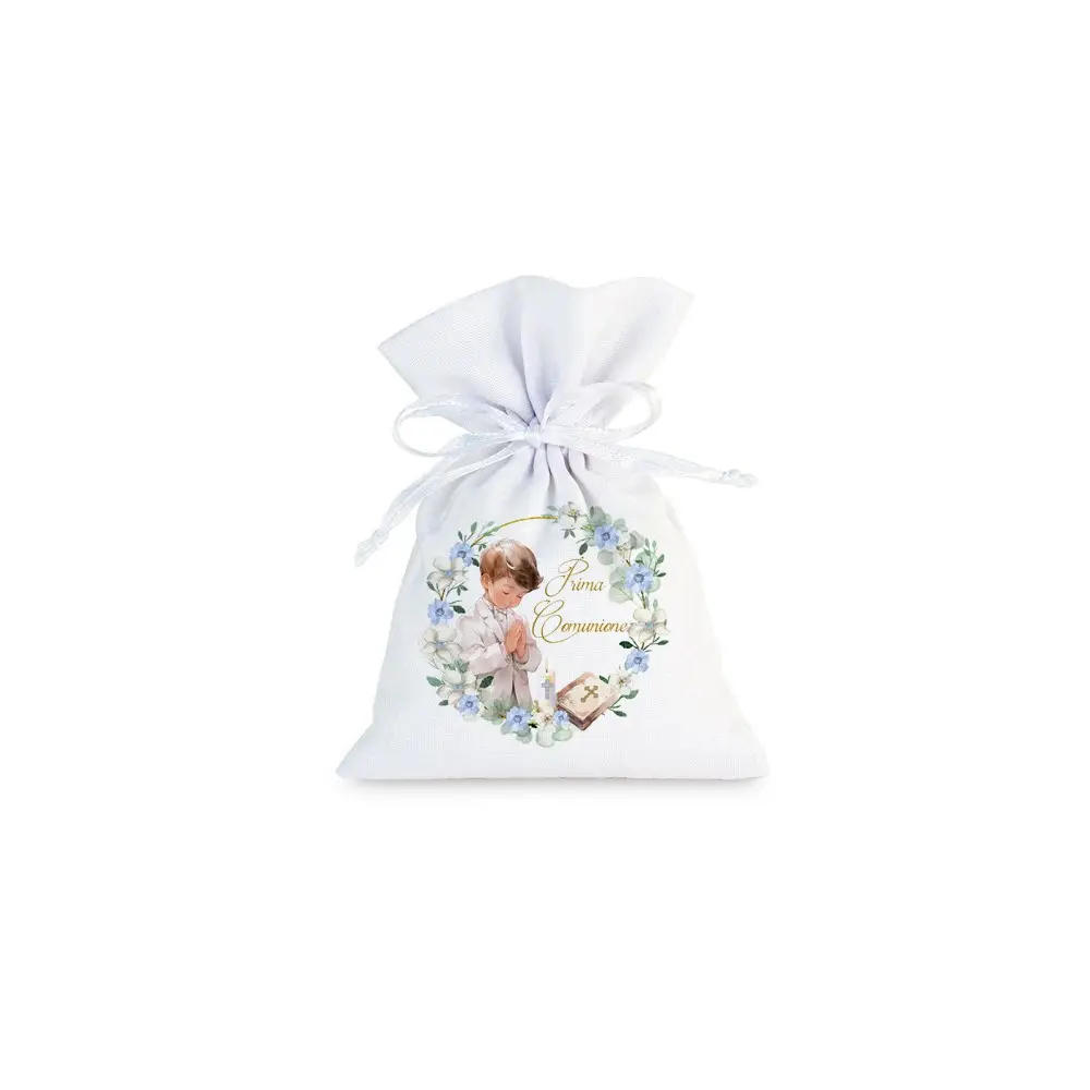 30 Sacchetti Prima Comunione personalizzabili Romantic Boy