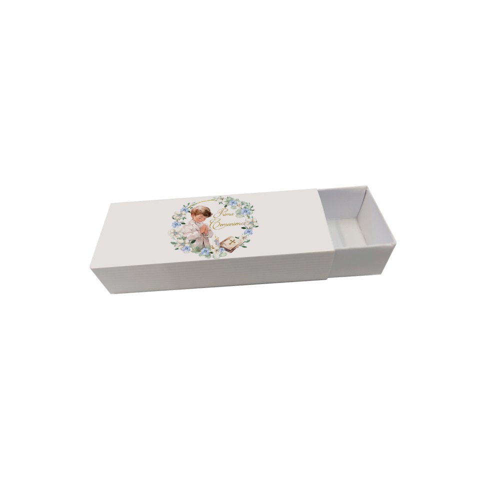 Scatolina portaconfetti Fiammifero Comunione Romantic Boy - 1 PZ