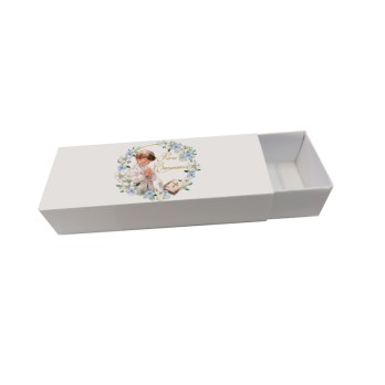 Scatolina portaconfetti Fiammifero Comunione Romantic Boy - 50 PZ