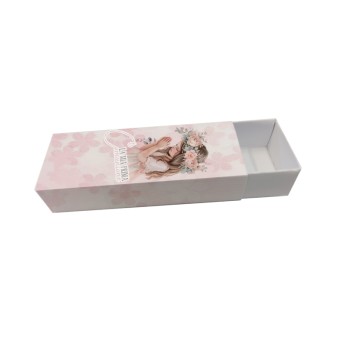 Scatolina portaconfetti Fiammifero Comunione Romantic Girl - 1 PZ