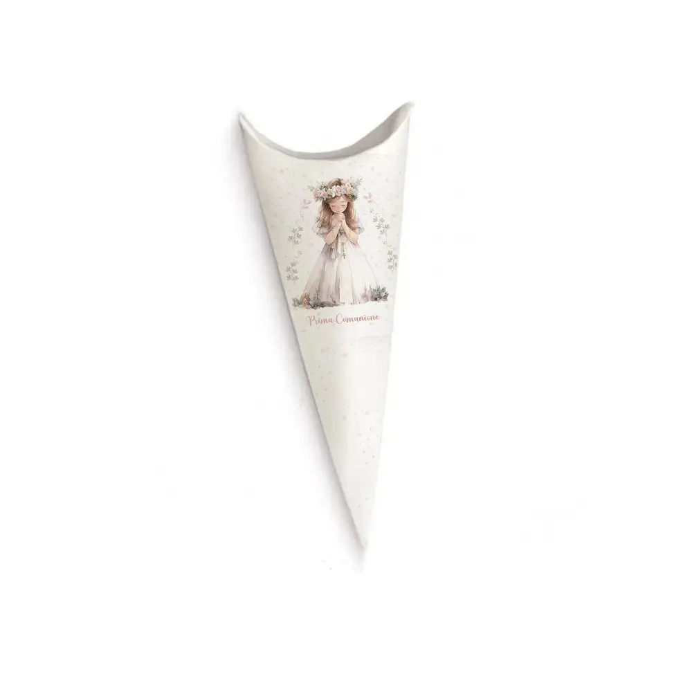 Cono Portaconfetti Comunione Lovely - 1pz
