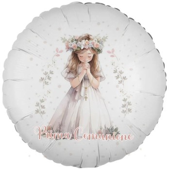 Palloncino foil Comunione Lovely