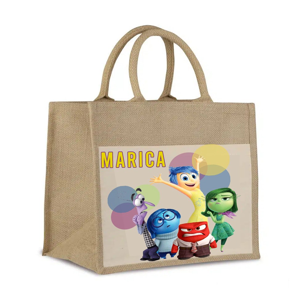 Borsa Shopping o Mare Inside out 2 personalizzabile