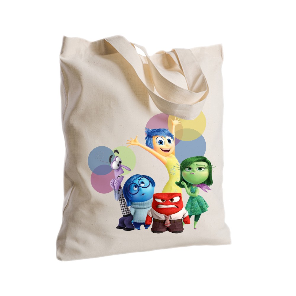 Borsa Shopper Inside out 2  in Tessuto Personalizzabile 2 pz
