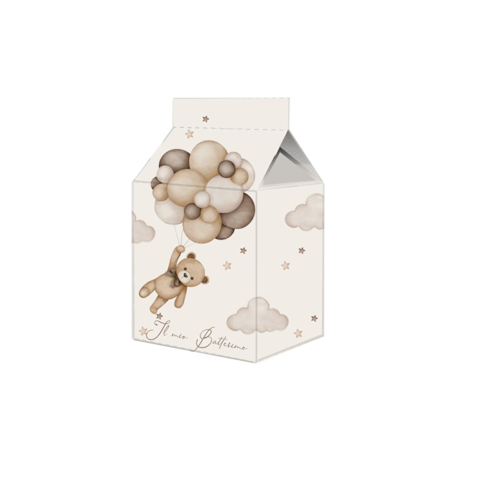 Scatolina Battesimo Teddybrown New  Milk  - 1 pz