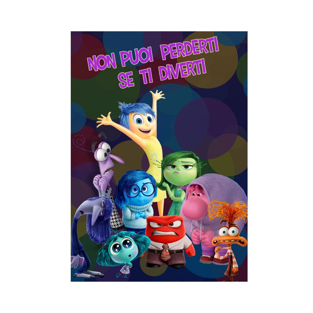 Cartellone di benvenuto Inside Out 2