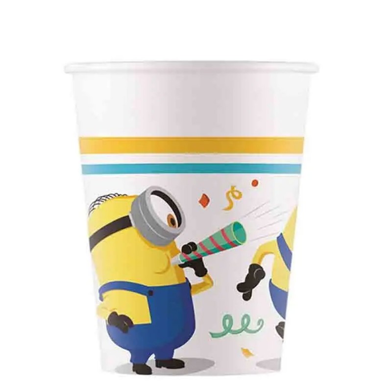 KIT PER 8 PERSONE - COMPLEANNO MINIONS