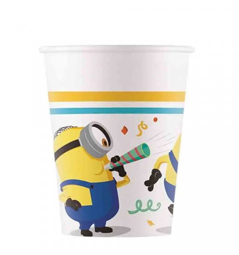 KIT PER 8 PERSONE - COMPLEANNO MINIONS