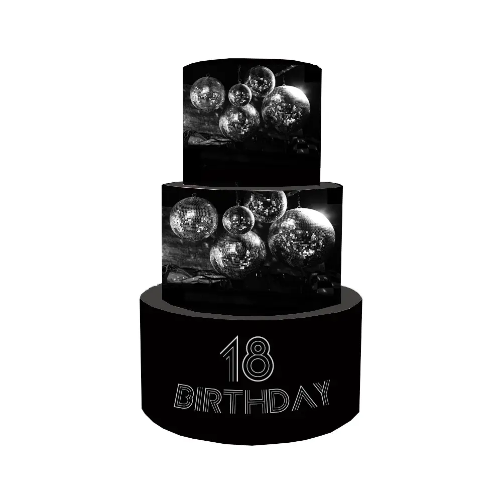 Torta Scenografica 18 Anni Tema Disco Party