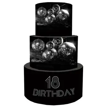 Torta Scenografica 18 Anni Tema Disco Party