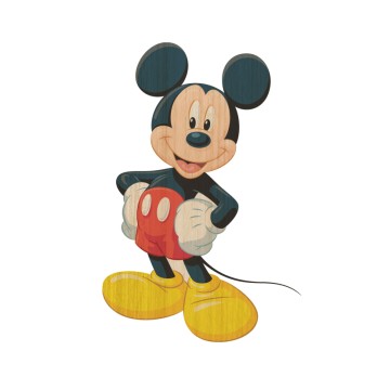 Sagoma Decorativa in Legno Topolino - 85cm