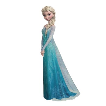 Sagoma Decorativa in Legno Frozen Elsa - 85cm
