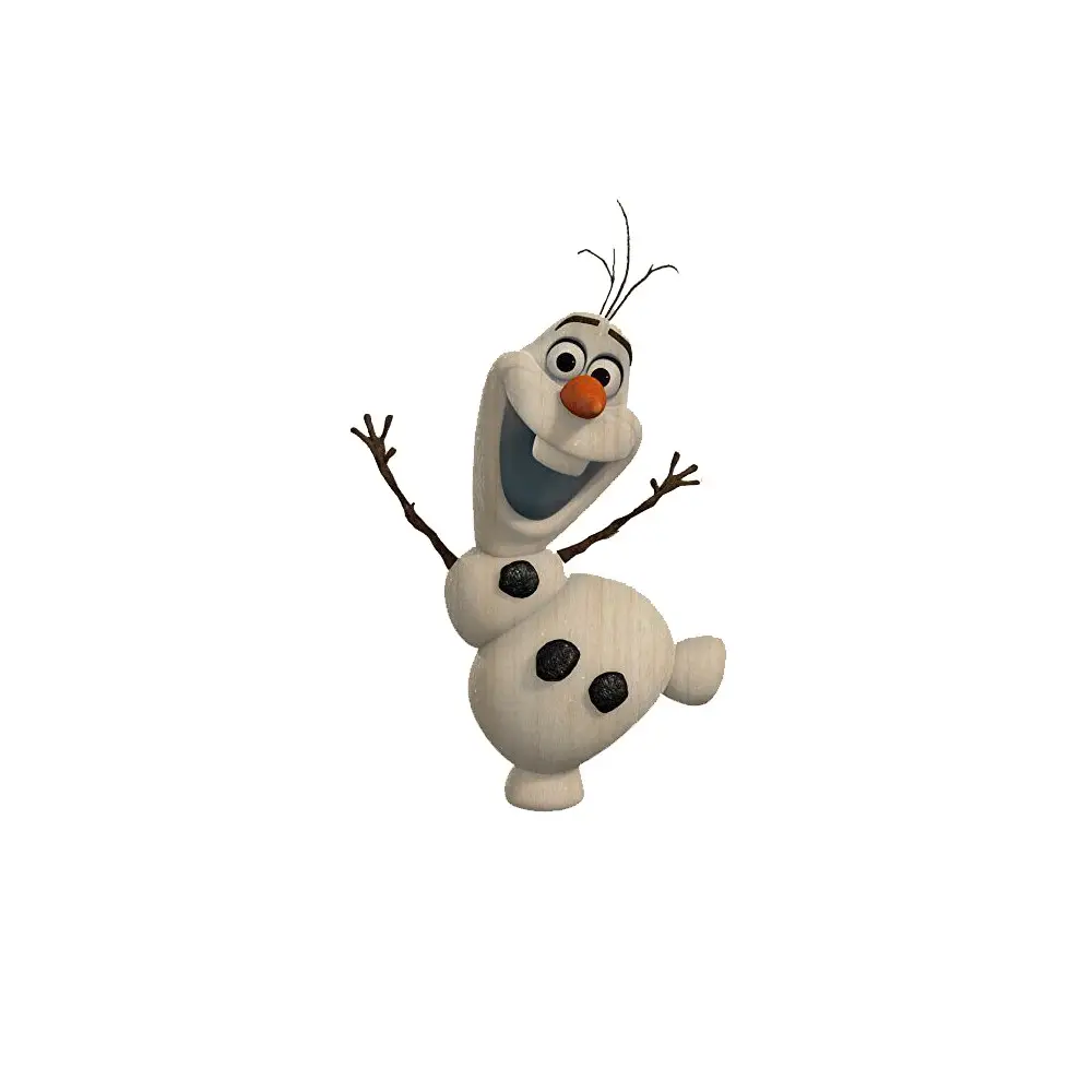 Sagoma Decorativa in Legno Frozen Olaf - 85cm