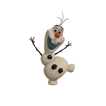 Sagoma Decorativa in Legno Frozen Olaf - 85cm