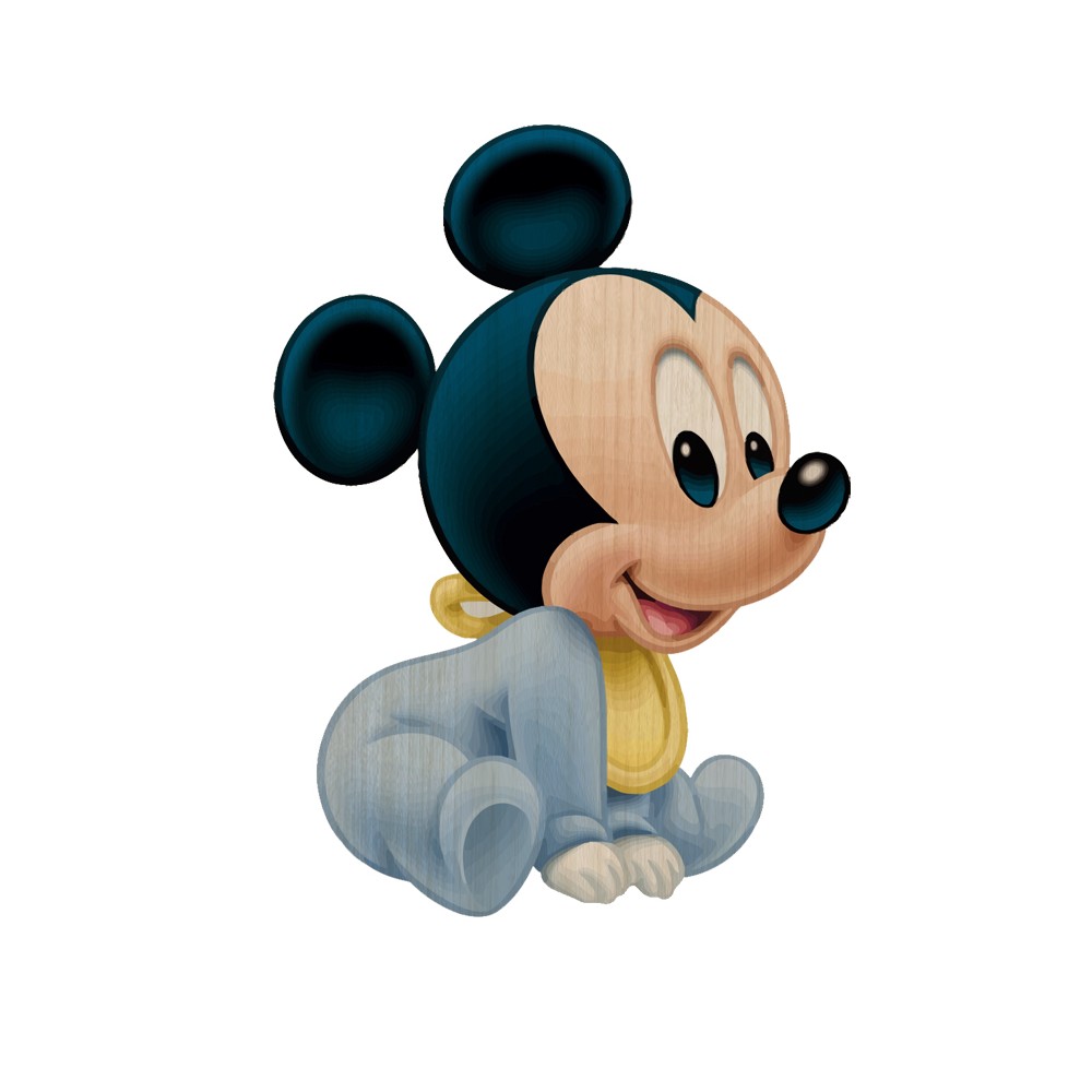 Sagoma decorativa in legno Topolino Baby - 85cm